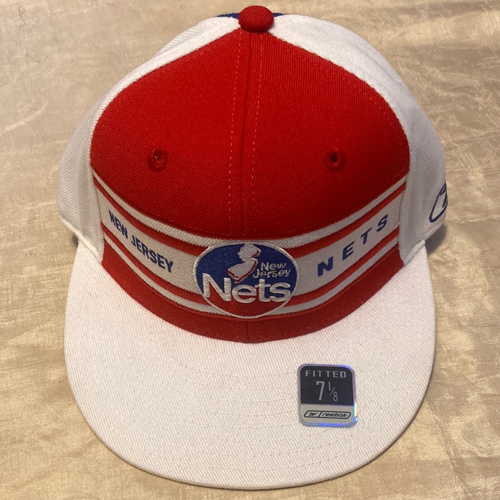 Vintage Reebok New Jersey Nets Hardwood Classics Fitted Hat